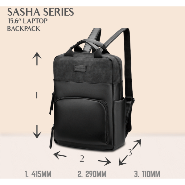 SN-1026-BK SupaNova Sasha 15.6" Laptop Bag - Black
