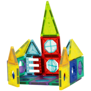 EDU-1046 56 Magnetic Tiles, Windows and Stickers