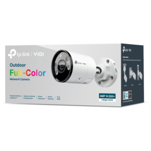 InSight-S345-2.8mm InSight S345 (2.8mm) VIGI 4MP Outdoor Full-Color Bullet Network Camera