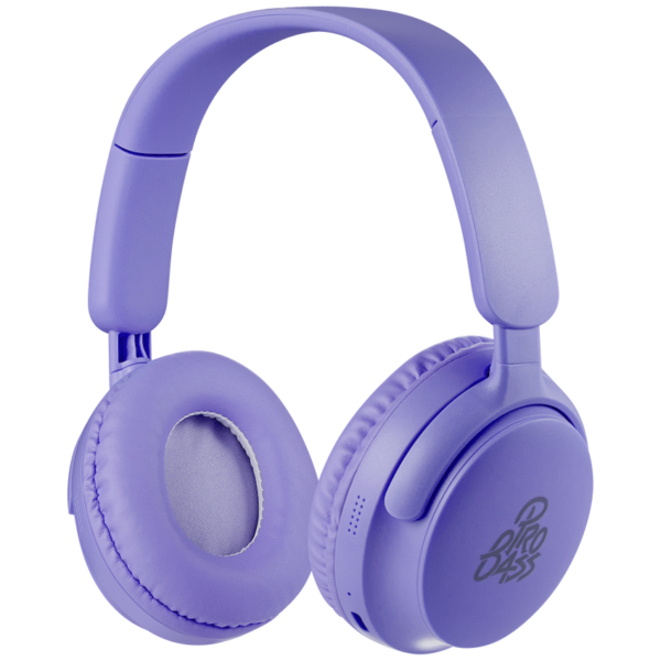 PB-2017-PR Pro Bass Pixel Bluetooth Wireless Headphones - Purple