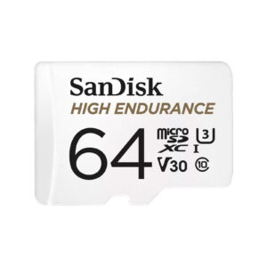 SDSQQNR-064G-GN6IA Sandisk High Endurance 64GB Class 3 MicroSDXC Card with Adapter