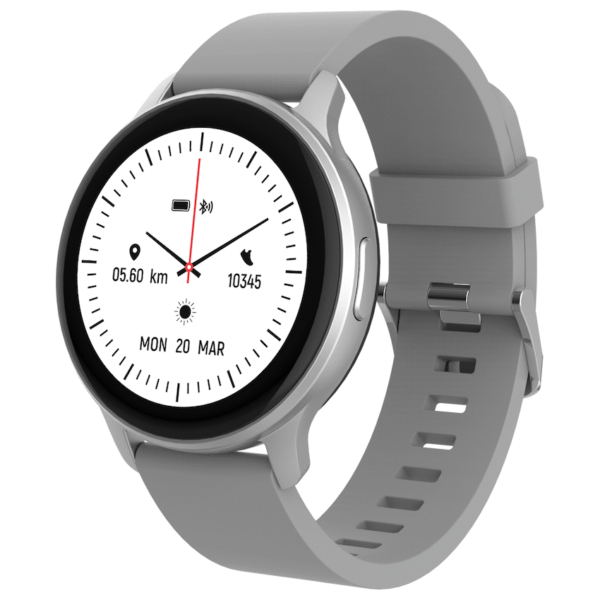Volkano Active Tech Trend series Watch with heart rate monitor - Silver