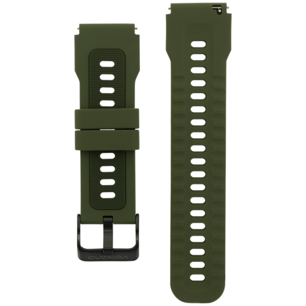 Universal Silicone 22mm Watch Strap - Green